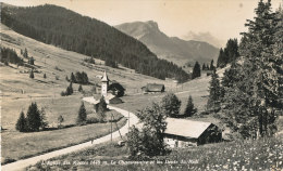 WW 660  / C P S M  -SUISSE - L'EGLISE DES MOSSES 1448 M. LE CHAMOSSAIRE ET LES DENTS DU MIDI - Cham