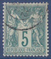 France N°64 - Oblitéré - TB - 1876-1878 Sage (Type I)