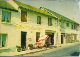 63 . SAINT GERVAIS D AUVERGNE . LE RELAIS D AUVERGNE . CAFE HOTEL RESTAURANT  CARTE DOUBLE AVEC PLAN - Saint Gervais D'Auvergne