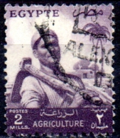 EGYPT 1954 Agriculture - 2m  - Purple FU - Oblitérés