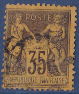 France N°93 - Oblitéré - TB - 1876-1898 Sage (Type II)