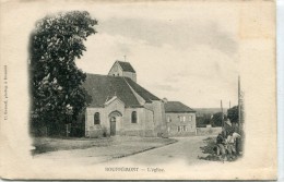 CPA 95   BOUFFEMONT L EGLISE Dos Simple - Bouffémont