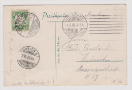 Bayern 1906-06-01 Nürnberg Ausstellung Auf Postkarte - Covers & Documents