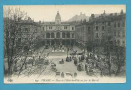 CPA 139 Métier Marchands Ambulants Place De L'Hôtel De Ville Jour De Marché VIENNE 38 - Vienne