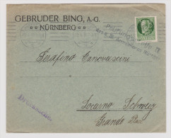 Bayern 1916-04-03 Brief Perfin G.B./N "Zensur" - Brieven En Documenten