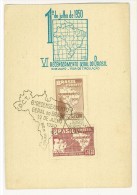 BRASILE - ANNO 1950 - VI RECENSAMENTO GERAL DO BRASIL CARTOLINA FDC  - CENSIMENTO - Lettres & Documents