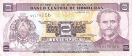 BILLETE DE HONDURAS DE 2 LEMPIRAS DEL AÑO 2010 (BANKNOTE) - Honduras