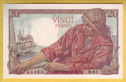 BILLET FRANCAIS - 20 Francs Pêcheur 15.4.1943 Neuf - 20 F 1942-1950 ''Pêcheur''