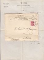 Norway "FEFOR" HØIFJELDSHOTEL Pr. VINSTRA Station - Gudbrandsdalen KRISTIANIA 1917 Cover & Original Letter To Denmark - Cartas & Documentos