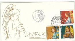 BRASILE - ANNO 1978 - NATALE CHRISTMAS  FDC - FDC