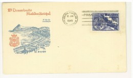 BRASILE - ANNO 1949 - 1° DIMOSTRAZIONE FILATELICA MUNICIPALE  FDC - FDC