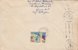 2534FM- MANGALIA SEA RESORT, STAMPS ON COVER, 1963, ROMANIA - Lettres & Documents