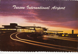 25083- TUCSON- INTERNATIONAL AIRPORT BY NIGHT - Tucson