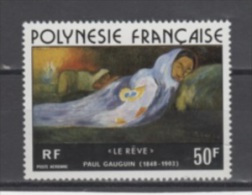 (SA0221) FRENCH POLYNESIA, 1976 ("The Dream" By P. Gauguin). Mi # 223. MNH** Stamp - Unused Stamps