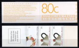 Australia 1988 Australian Crafts 80c Booklet - Postzegelboekjes