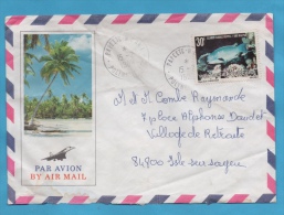 POLYNESIE FSE 1982 TIMBRE N° 174 (YT) FAUNE POISSONS CàD PAPEETE R.P. AN. 1 - Storia Postale