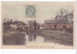 Bouchain (59) - Vue Sur Le Vieil Escaut. Bon état, Colorisée, A Circulé. - Bouchain