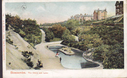 United Kingdom PPC Boscombe The Chine And Lake BOURNEMOUTH 1903 (2 Scans) - Bournemouth (bis 1972)