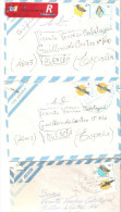 9 Cartas Diferentes De Argentina - Lettres & Documents