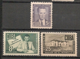 CUBA - Posta Aérienne - Air Mail  - Yvert # A 45/8 -  * MINT (Light Trace Of Hinge) - Aéreo