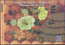 Brasil 2015 ** M/P Con Aroma De Miel.  Abejas Melíferas. See Desc. - Ungebraucht