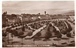 1933  CARTOLINA  PRATO  -  PIAZZA V. EMANUELE - Prato