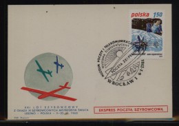 POLAND 1981 ZEPPELIN POST SPECIAL CANCEL ON PC BALLOON FLIGHT - Zeppeline
