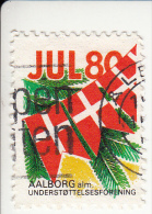 Denemarken Kerstvignet Cat AFA Julemaerker Aalborg Alm. Underst. Jaar 1980/ Nr 1 Van 5 - Local Post Stamps