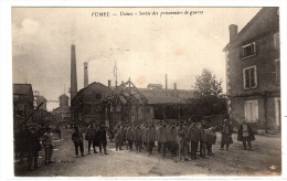 FUMEL (47) - Usines - Sortie Des Prisonniers De Guerre - Ed. Delbrel - Fumel