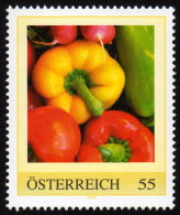 ÖSTERREICH 2009 ** Paprika, Tomaten, Radieschen - PM Personalized Stamp MNH - Légumes