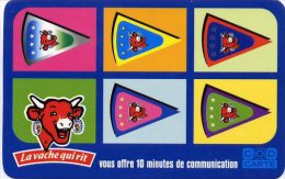 @+ Codcarte France Télécom - La Vache Qui Rit - 10min - Billetes FT