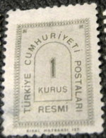 Turkey 1963 Official 1k - Used - Francobolli Di Servizio