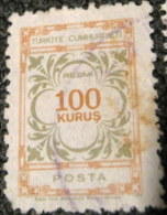 Turkey 1971 Official 100k - Used - Timbres De Service