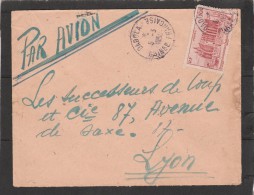 AOF  Yvert  39 Sur Lettre  Avion DABOLA Guinée Française  6/3/1950 - Covers & Documents