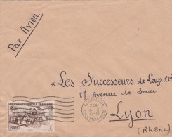 AOF  Yvert  40 Sur Lettre  Avion  BOBO DIOULASSO Haute Volta  2/5/1952 - Briefe U. Dokumente