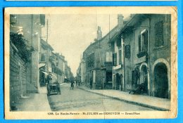 LIPP525, Saint-Julien-en-Genevois, Grand Rue, 1 Pli, 1098, Circulée 1928 Timbre Décollé - Saint-Julien-en-Genevois