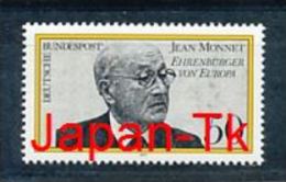 GERMANY  Mi.Nr. 926 Europa Mitläufer -Jean Monnet Zum Ehrenbürger Europas  -1977 -  MNH - 1977
