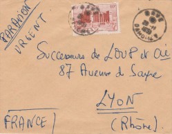 AOF  Yvert  39  Sur Lettre  Avion SAVE  Dahomey  28/11/1951 - Covers & Documents
