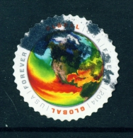 USA  -  2014  Weather Map  Global  Used As Scan - Used Stamps