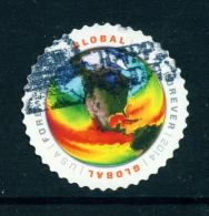 USA  -  2014  Weather Map  Global  Used As Scan - Used Stamps