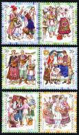Ukraine - 2005 - Traditional Costumes - Mint Stamp Set - Ucraina