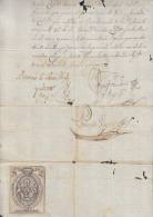 E1193 SPAIN ESPAÑA TIPO I PROCURADORES LAWYER & NOTARIES 1839 SEVILLA - Postage-Revenue Stamps