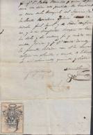 E1197 SPAIN ESPAÑA OLD DOC TIPO II PROCURADORES LAWYER & NOTARIES 1847 SEVILLA - Fiscali-postali