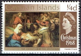 CAYMAN ISLANDS  # STAMPS FROM YEAR 1968 STANLEY GIBBONS 215 - Iles Caïmans