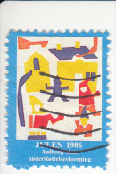 Denemarken Kerstvignet Cat. AFA Julemaerker Aalborg Alm.underst; Jaar 1986 Nr 3 Van 5 - Local Post Stamps