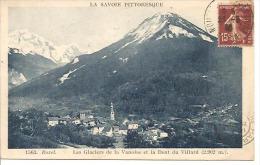 1563. BOZEL. LES GLACIERS DE LA VANOISE ET LA DENT DU VILLARD. - Bozel