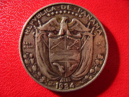 Panama - Decimo 1/4 De Balboa 1934 3960 - Panama