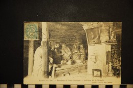 CP, 78, LIMAY Ermitage De Saint Sauveur Intérieur De La Chapelle Voyagé En 1905 Ed A Bertran - Limay
