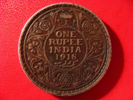 Inde - Indes Britanniques - One Rupee 1918 3990 - India
