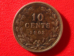 Pays-Bas - 10 Cents 1903 4065 - 10 Centavos